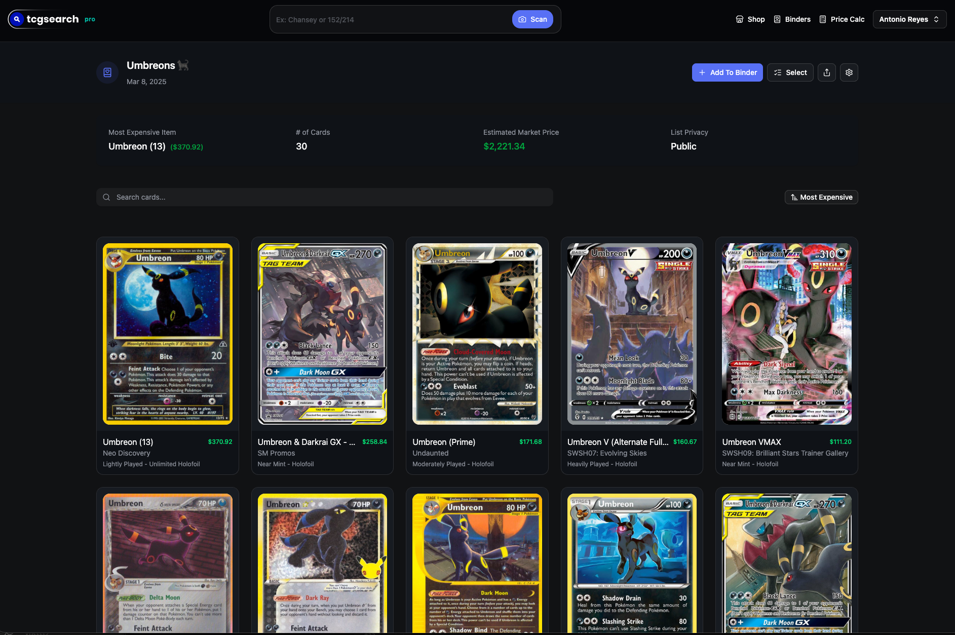 Collections worth sharing screen